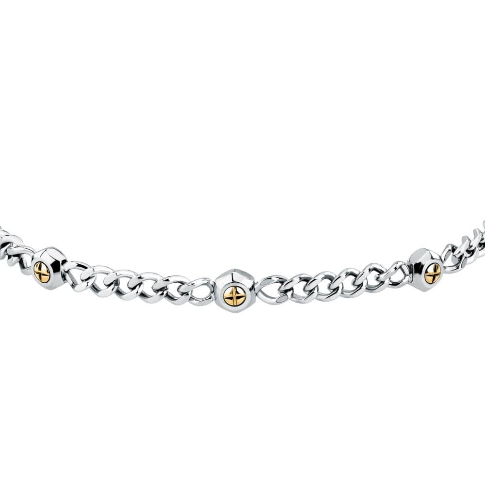 Bracciale Sector Basic Acciaio con Dettagli Dorati (SZS128) - 2