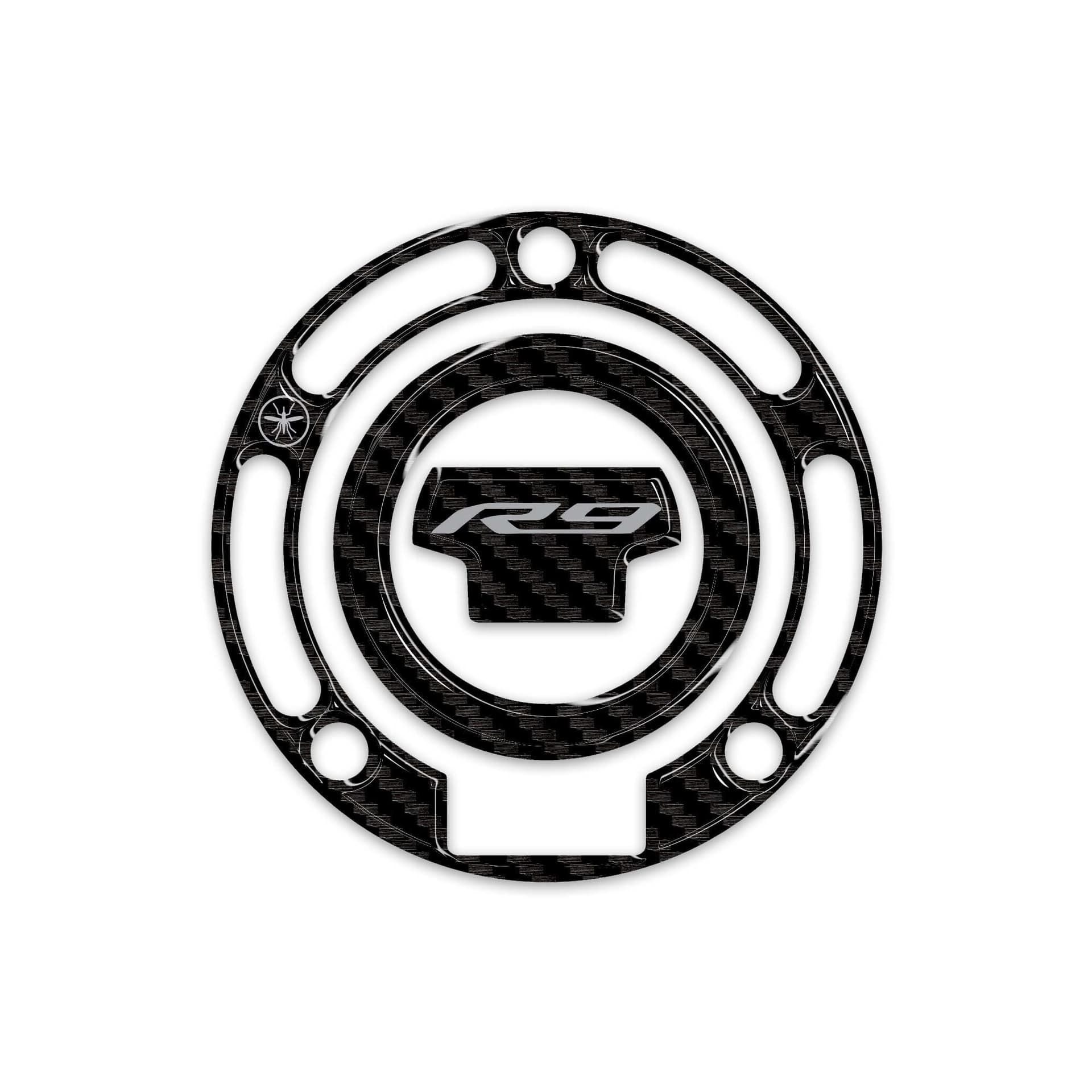 Adesivo 3D Protezione Tappo Serbatoio compatibile con Yamaha R9 2025-2026 - 2