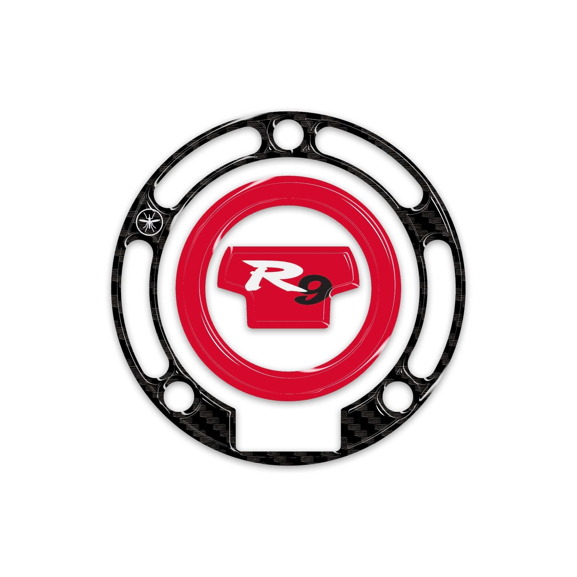 Adesivo 3D Protezione Tappo Serbatoio compatibile con Yamaha R9 2025-2026 - 7