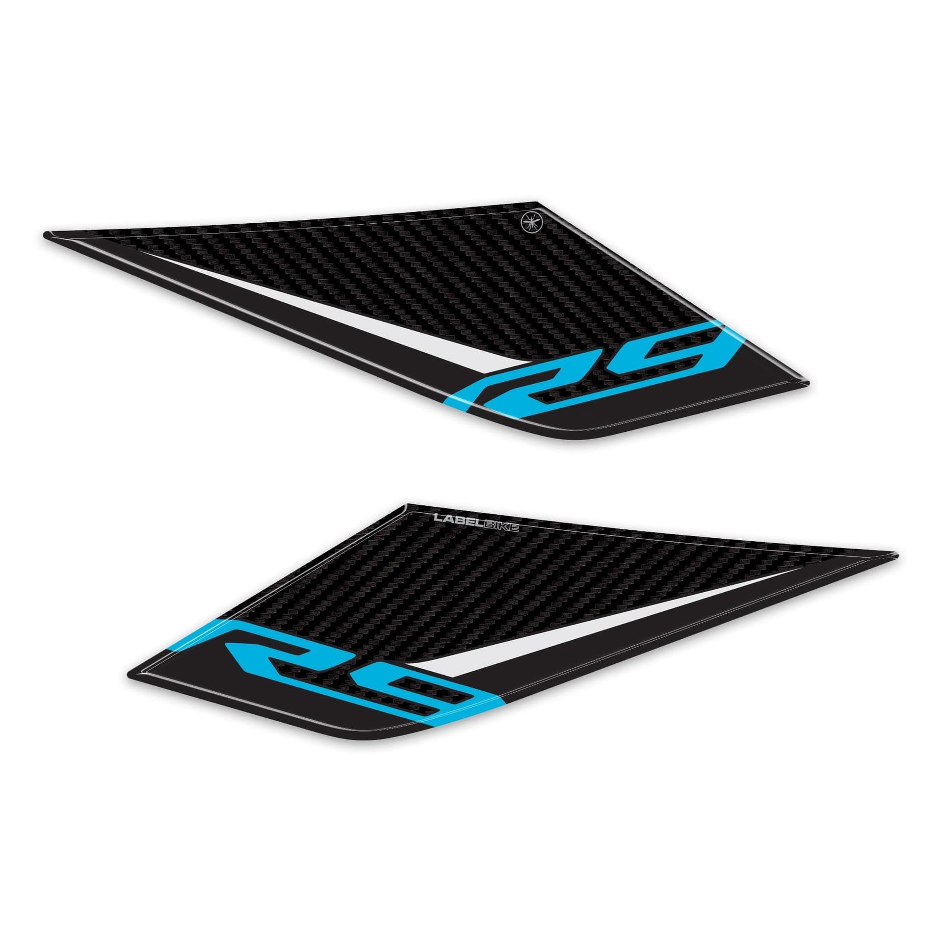 Protezione Fianchetti moto Adesivi Gel 3D compatibili con Yamaha R9 2025 - 2