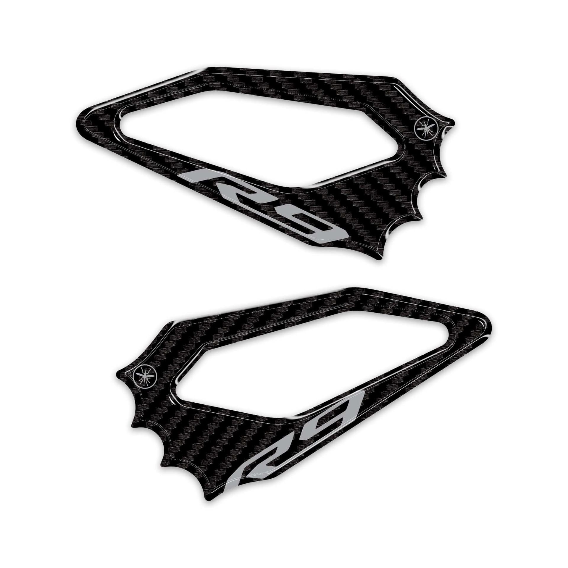 Adesivi 3D Protezioni Battitacco moto compatibili con Yamaha R9 2025-2026 - 2