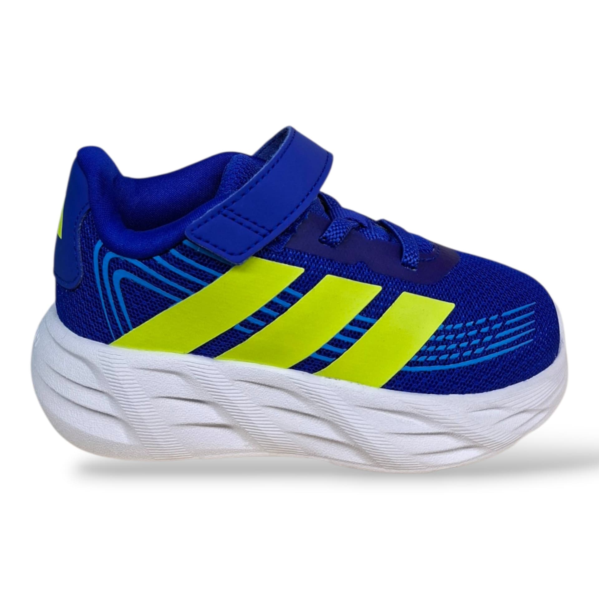 Adidas Galaxy 8 Sneakers Bambini e Ragazzi Blue Giallo – Lacci Elastici e Velcro | Scarpe Sportive Unisex 20-35 - 11
