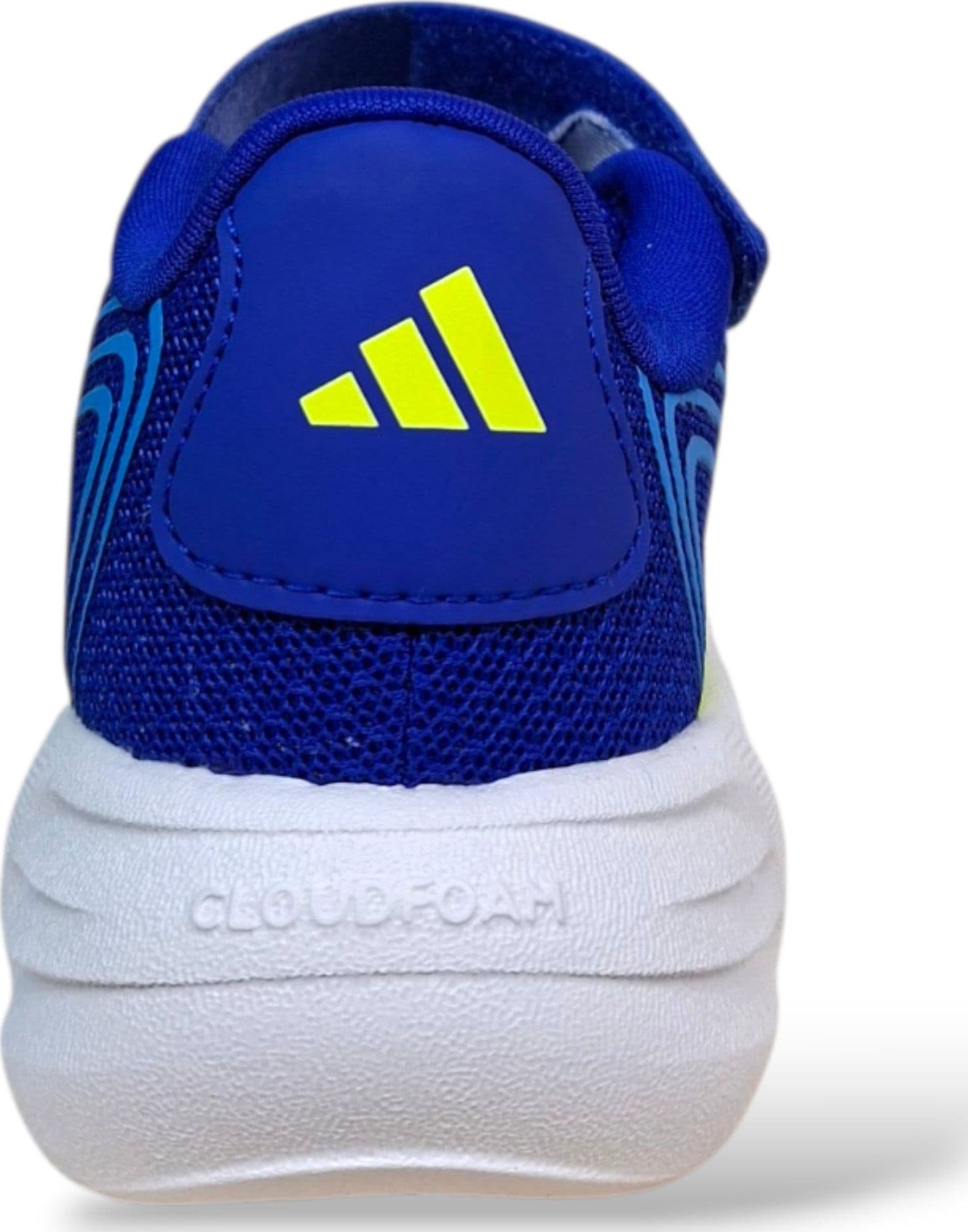 Adidas Galaxy 8 Sneakers Bambini e Ragazzi Blue Giallo – Lacci Elastici e Velcro | Scarpe Sportive Unisex 20-35 - 8