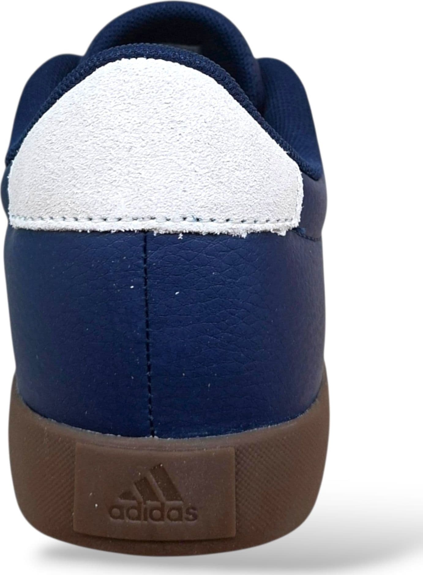 Adidas VL Court Sneakers Bambini e Ragazzi Blue Marrone – Lacci | Scarpe Sportive in Pelle e Suede Taglie 36-40 - 3