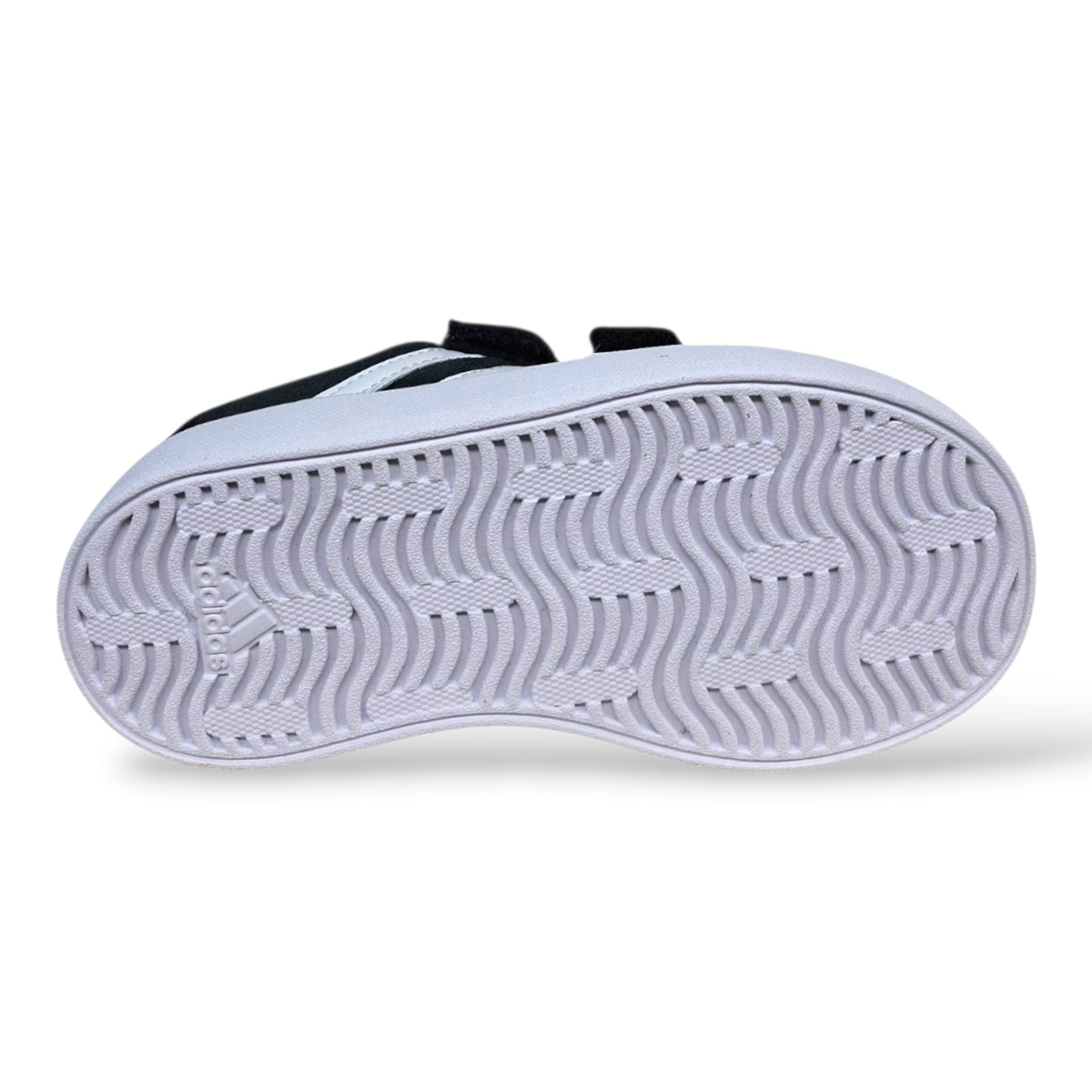 Adidas VL Court Sneakers Bambini Nero Bianco – Velcro a Strappo | Scarpe in Suede Bambino Piccolo 20-27 - 5