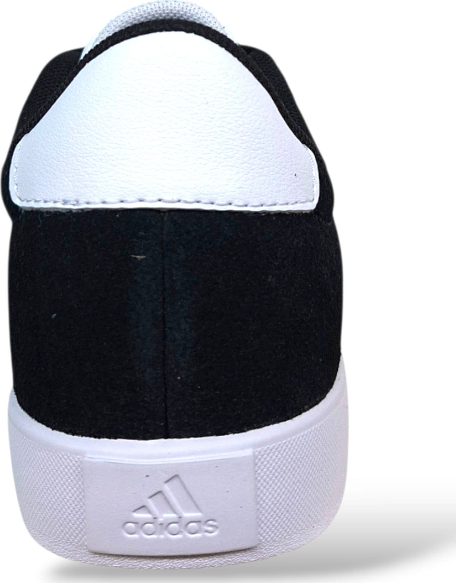 Adidas VL Court Sneakers Bambini e Ragazzi Nero Bianco – Lacci | Scarpe in Suede Unisex Taglie Grandi 36-40 - 3