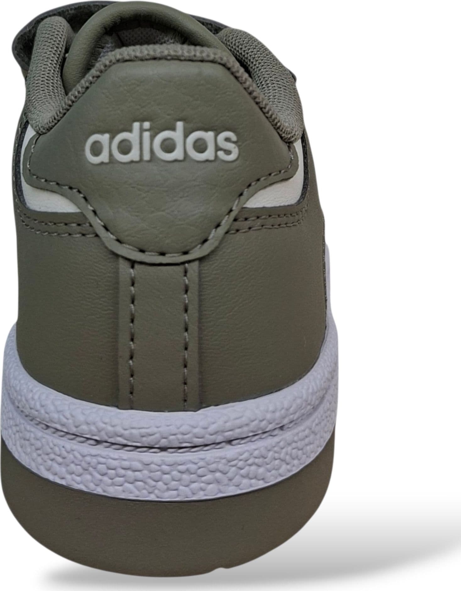 Adidas Breakbase Sneakers Bambini Ragazzi Grigio Bianco | Taglia 28-35 | Velcro | Scarpetteria Gica - 3