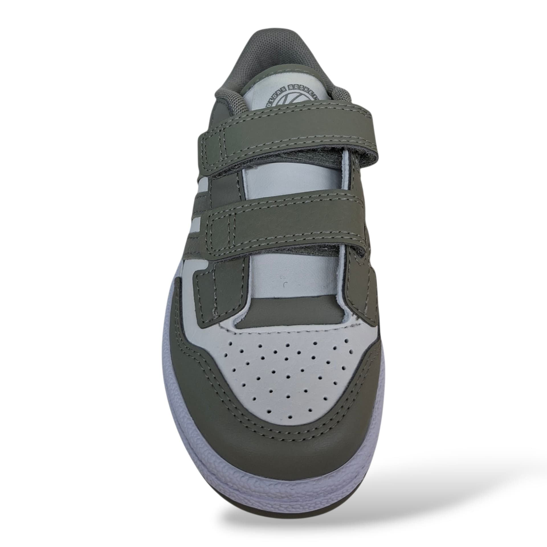 Adidas Breakbase Sneakers Bambini Ragazzi Grigio Bianco | Taglia 28-35 | Velcro | Scarpetteria Gica - 4