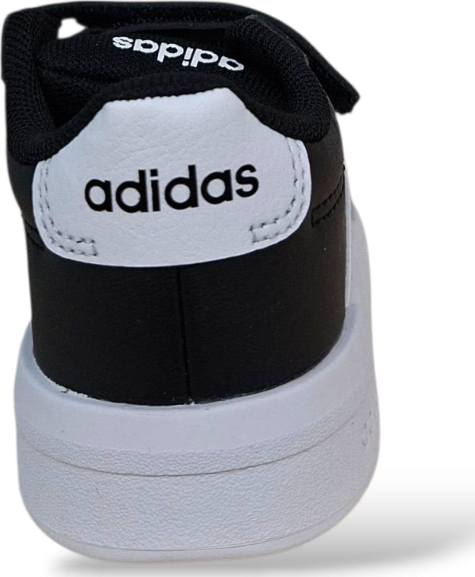 Adidas Grand Court Sneakers Bambini Nero Bianco | Taglia 20-27 | Velcro | Scarpetteria Gica - 3