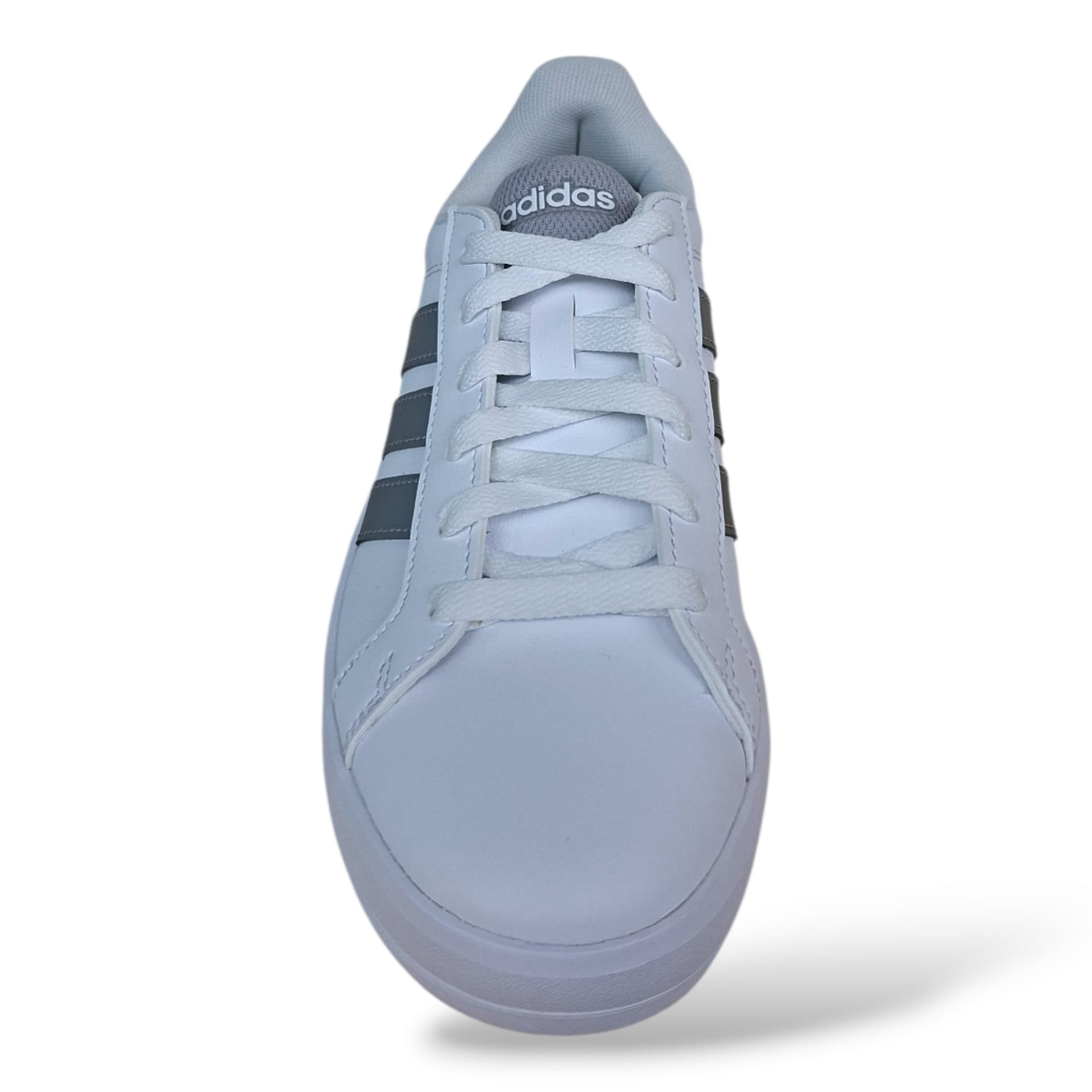 Adidas Grand Court Sneakers Bambine Ragazze Bianco Cangiante | Taglia 36-40 | Lacci | Scarpetteria Gica - 4