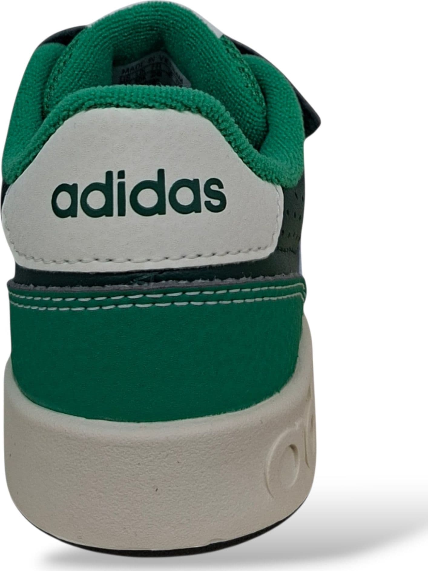 Adidas Breakbase Sneakers Bambini Ragazzi Verde Bianco | Taglia 28-35 | Laccio Elastico e Velcro | Scarpetteria Gica - 3