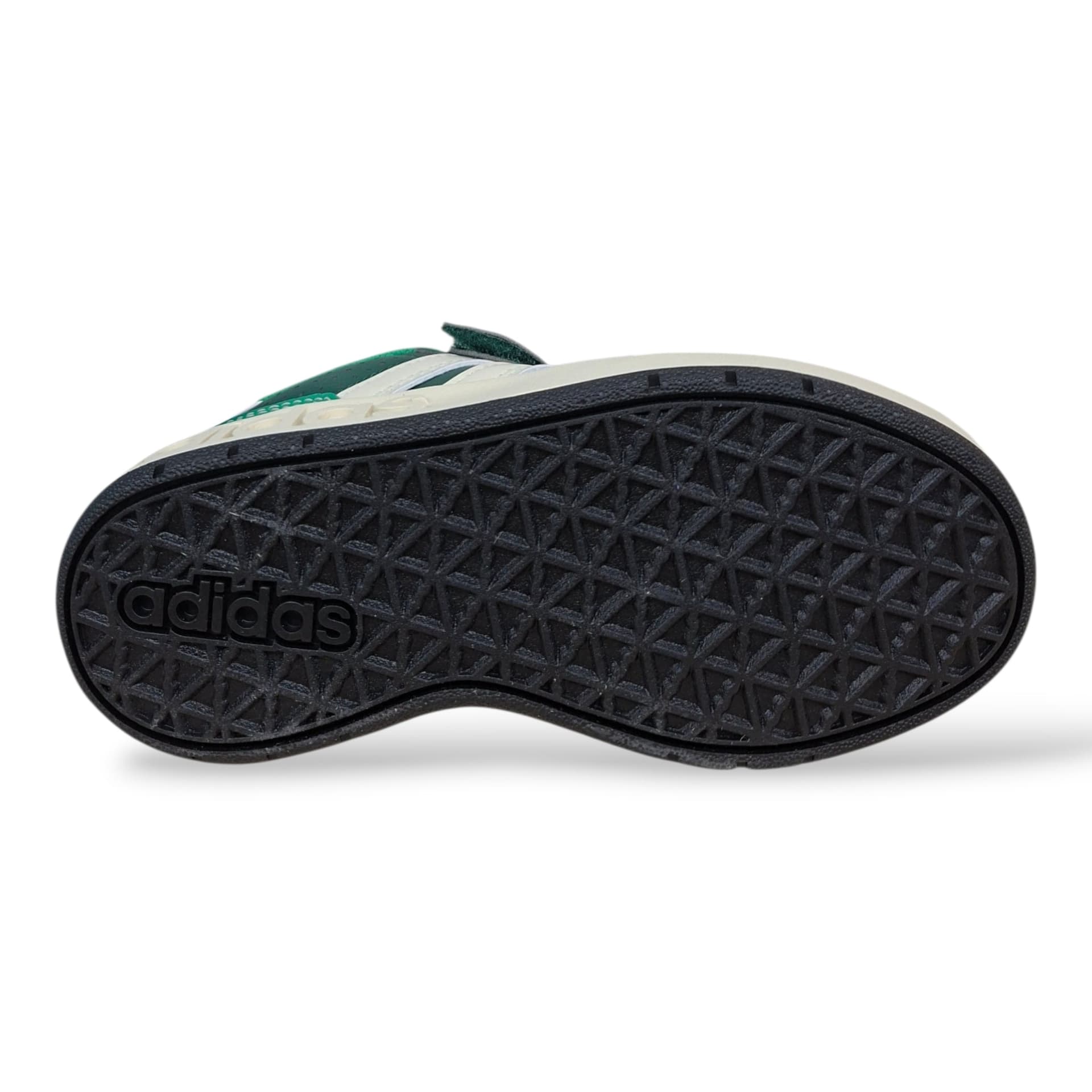 Adidas Breakbase Sneakers Bambini Ragazzi Verde Bianco | Taglia 28-35 | Laccio Elastico e Velcro | Scarpetteria Gica - 5