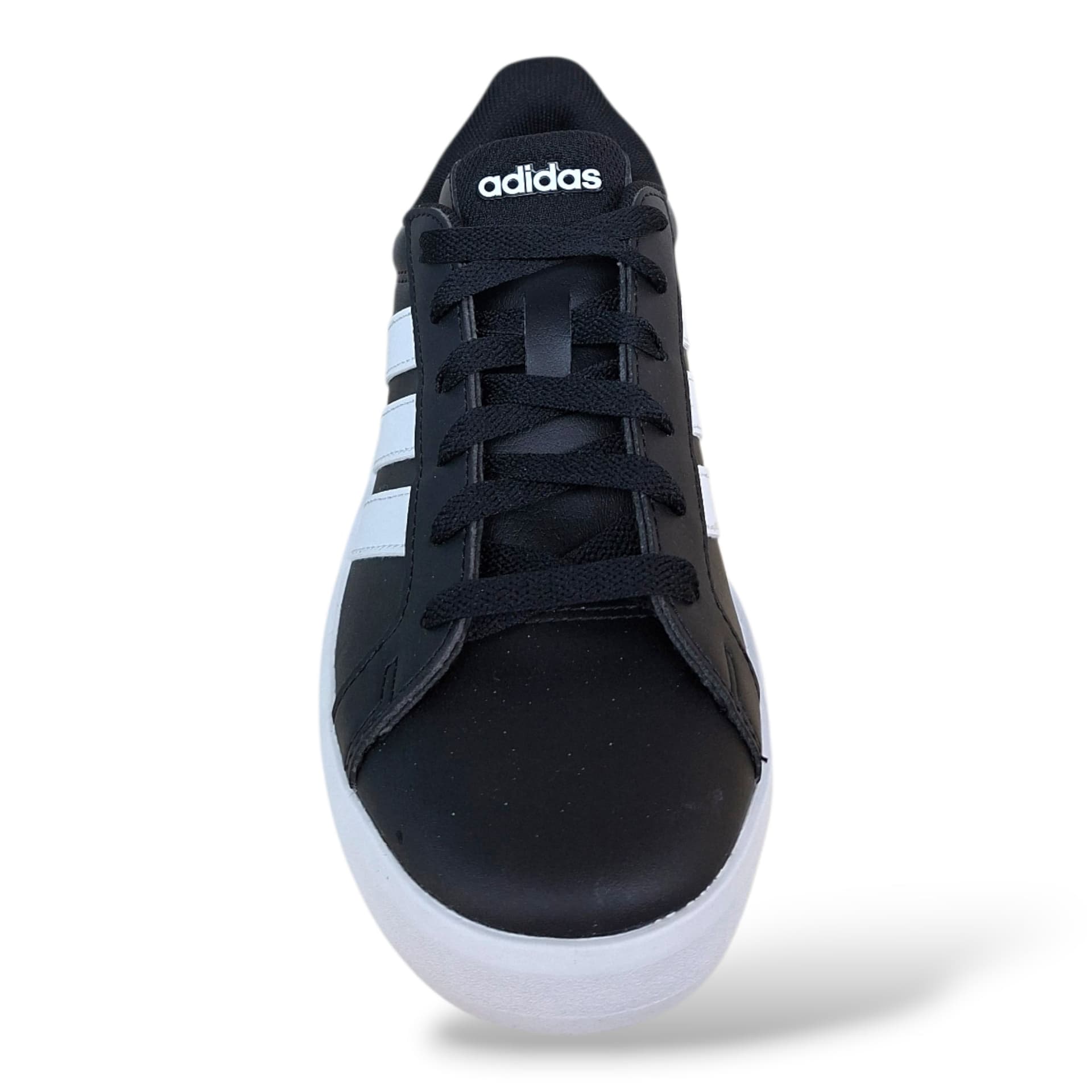 Adidas Grand Court Sneakers Bambini e Ragazzi Nero Bianco | Taglia 36-40 | Lacci | Scarpetteria Gica - 4