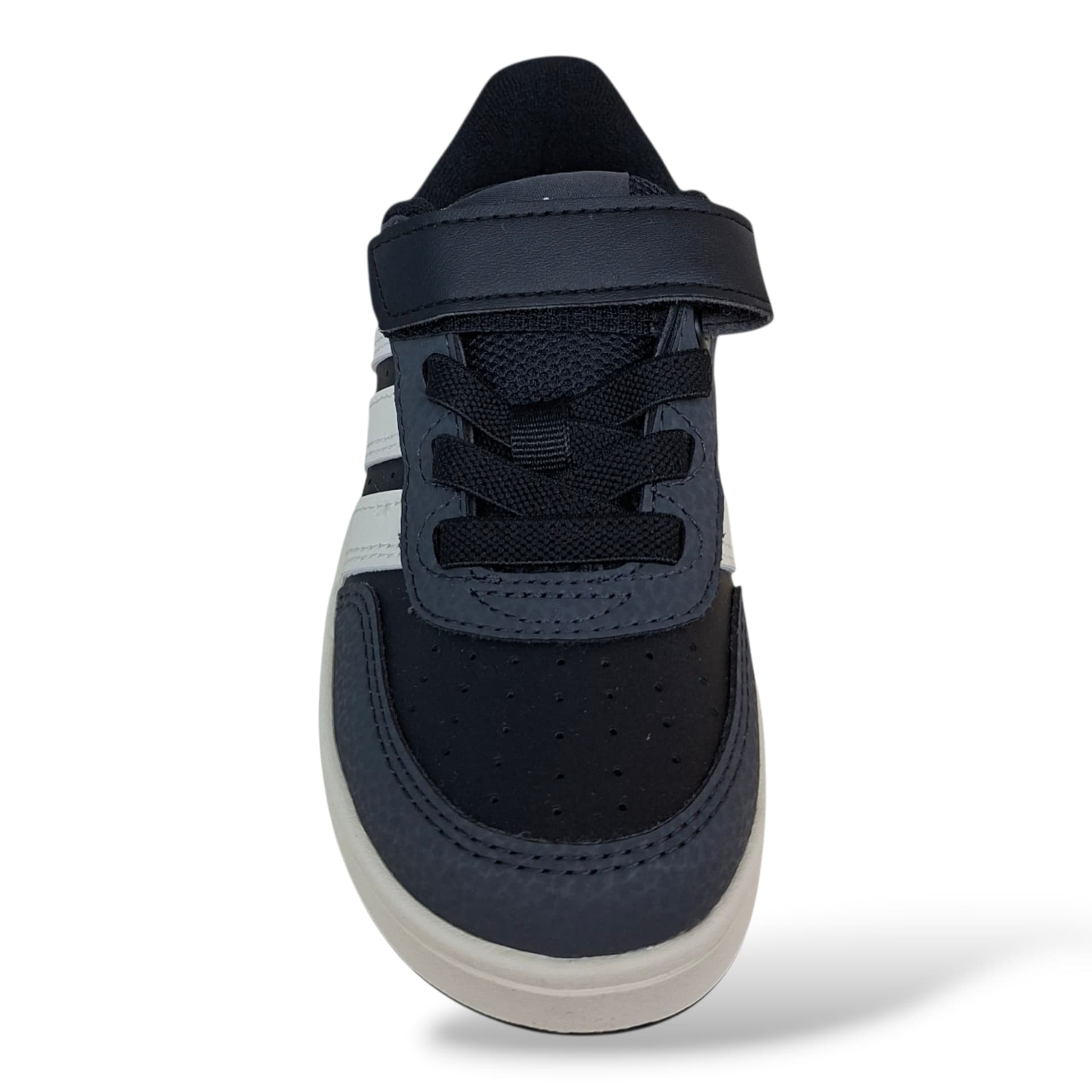 Adidas Breakbase Sneakers Bambini Ragazzi Nero Grigio | Taglia 28-35 | Laccio Elastico e Velcro | Scarpetteria Gica - 4