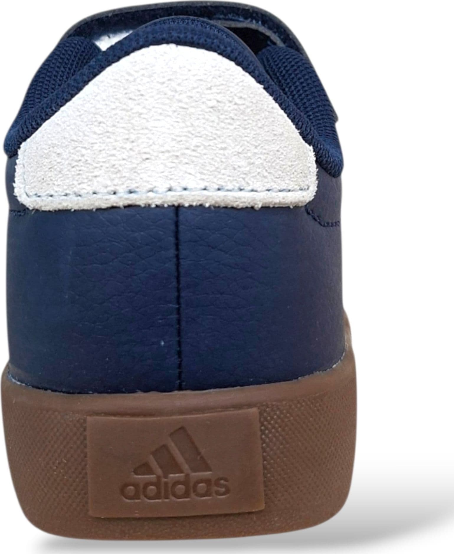 Adidas VL Court Sneakers Bambini Ragazzi Blu Marrone | Taglia 28-35 | Laccio Elastico e Velcro | Scarpetteria Gica - 3