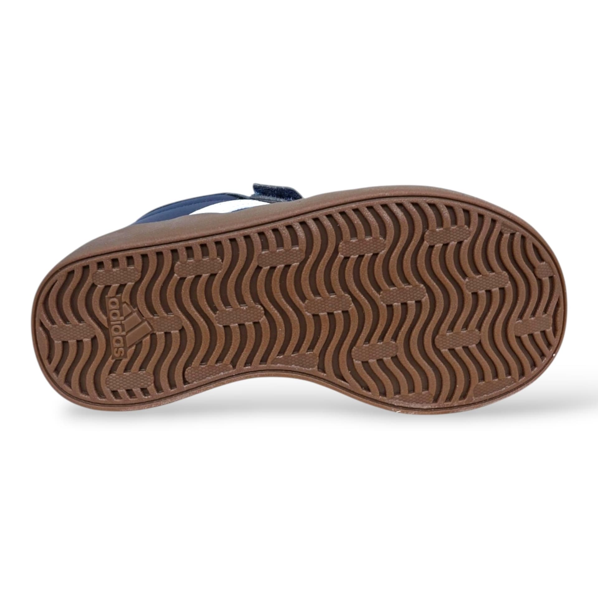 Adidas VL Court Sneakers Bambini Ragazzi Blu Marrone | Taglia 28-35 | Laccio Elastico e Velcro | Scarpetteria Gica - 5