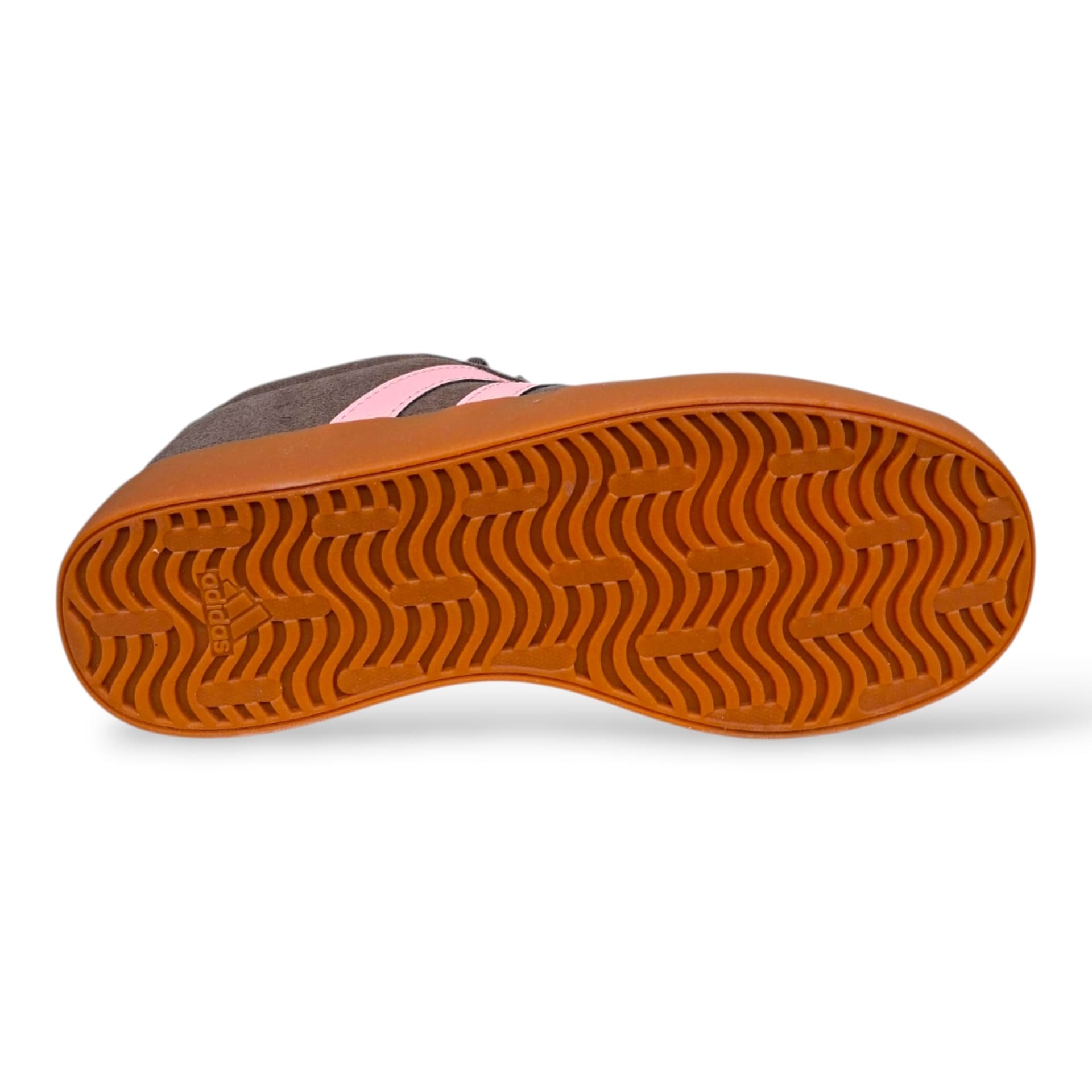 Adidas VL Court Sneakers Bambine Ragazze Marrone Rosa | Taglia 36-40 | Lacci | Scarpetteria Gica - 5