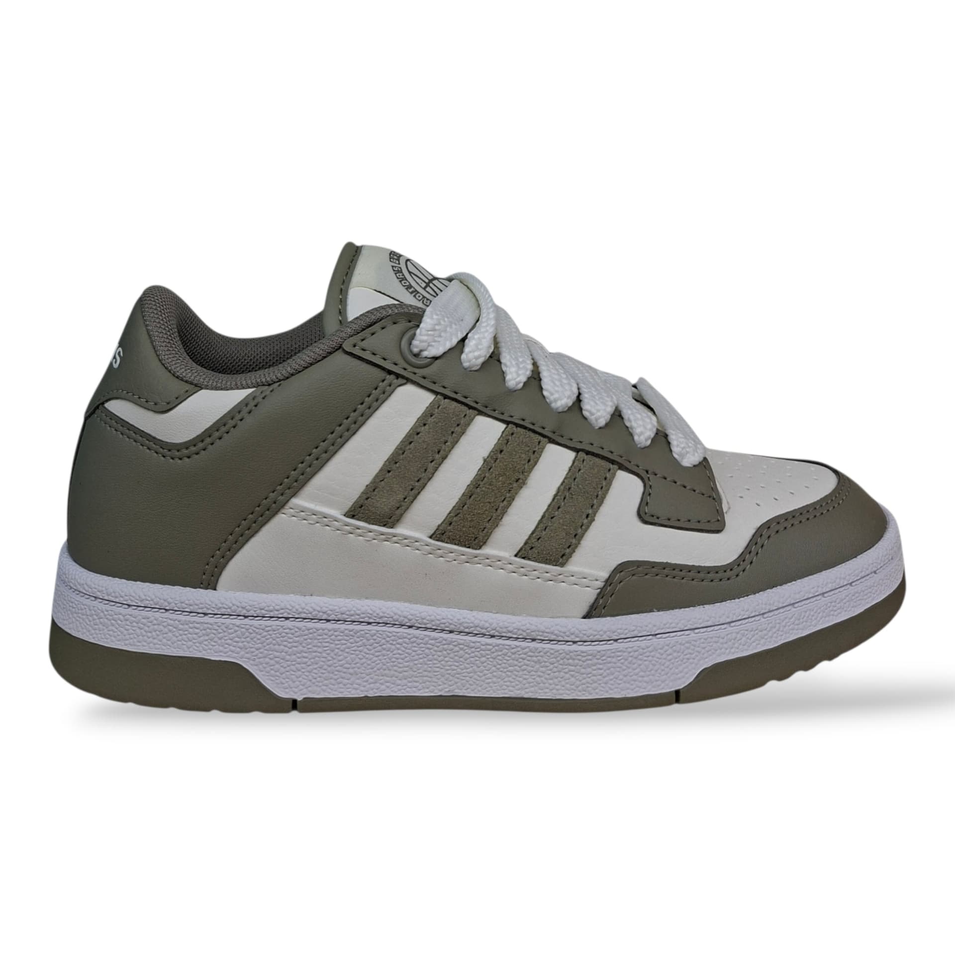 Adidas Rapid Court Sneakers Bambine Ragazze Grigio Bianco | Taglia 36-40 | Lacci | Scarpetteria Gica - 6