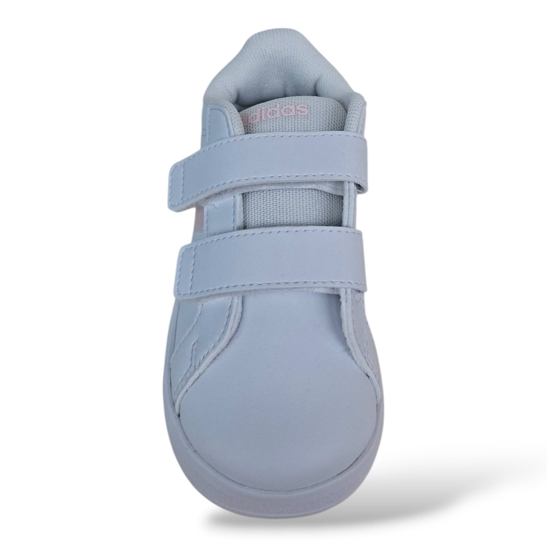 Adidas Grand Court Sneakers Bambina Bianco Cangiante | Taglia 20-27 | Velcro | Scarpetteria Gica - 4