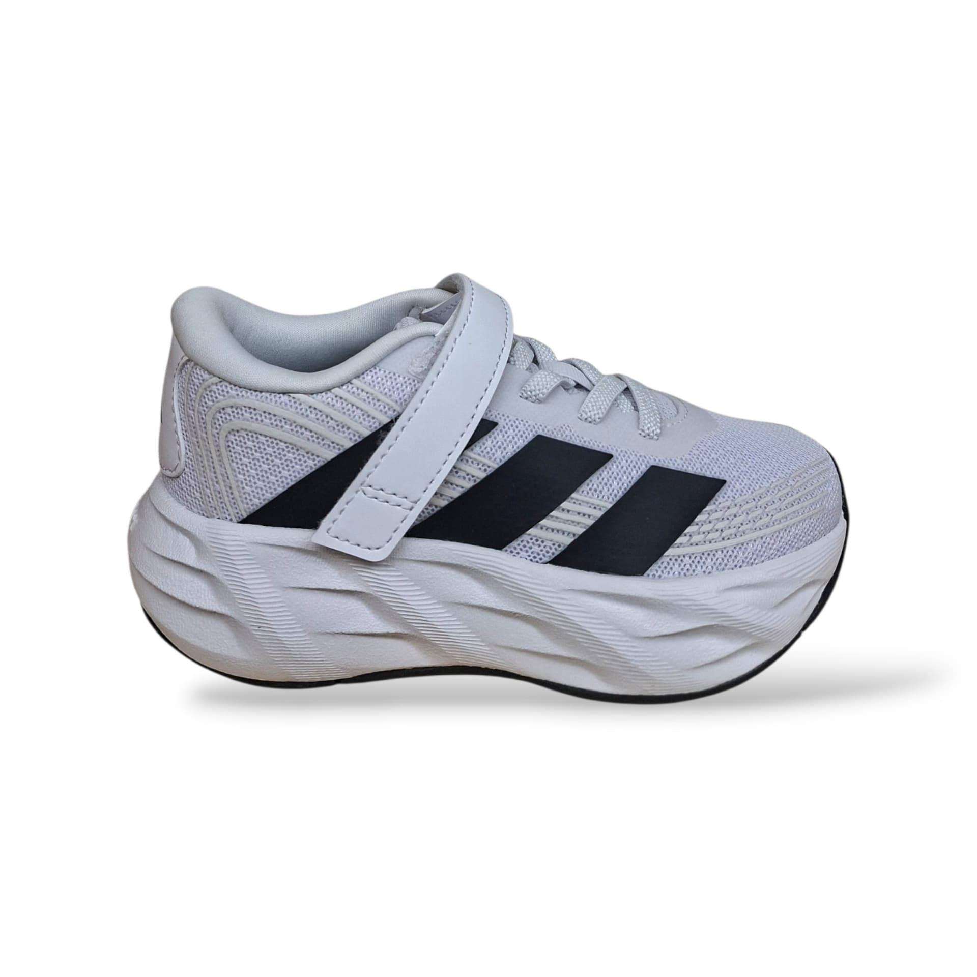 Adidas Galaxy 8 Sneakers Bambini Ragazzi Bianco Nero | Taglia 20-35 | Laccio Elastico e Velcro | Scarpetteria Gica - 12