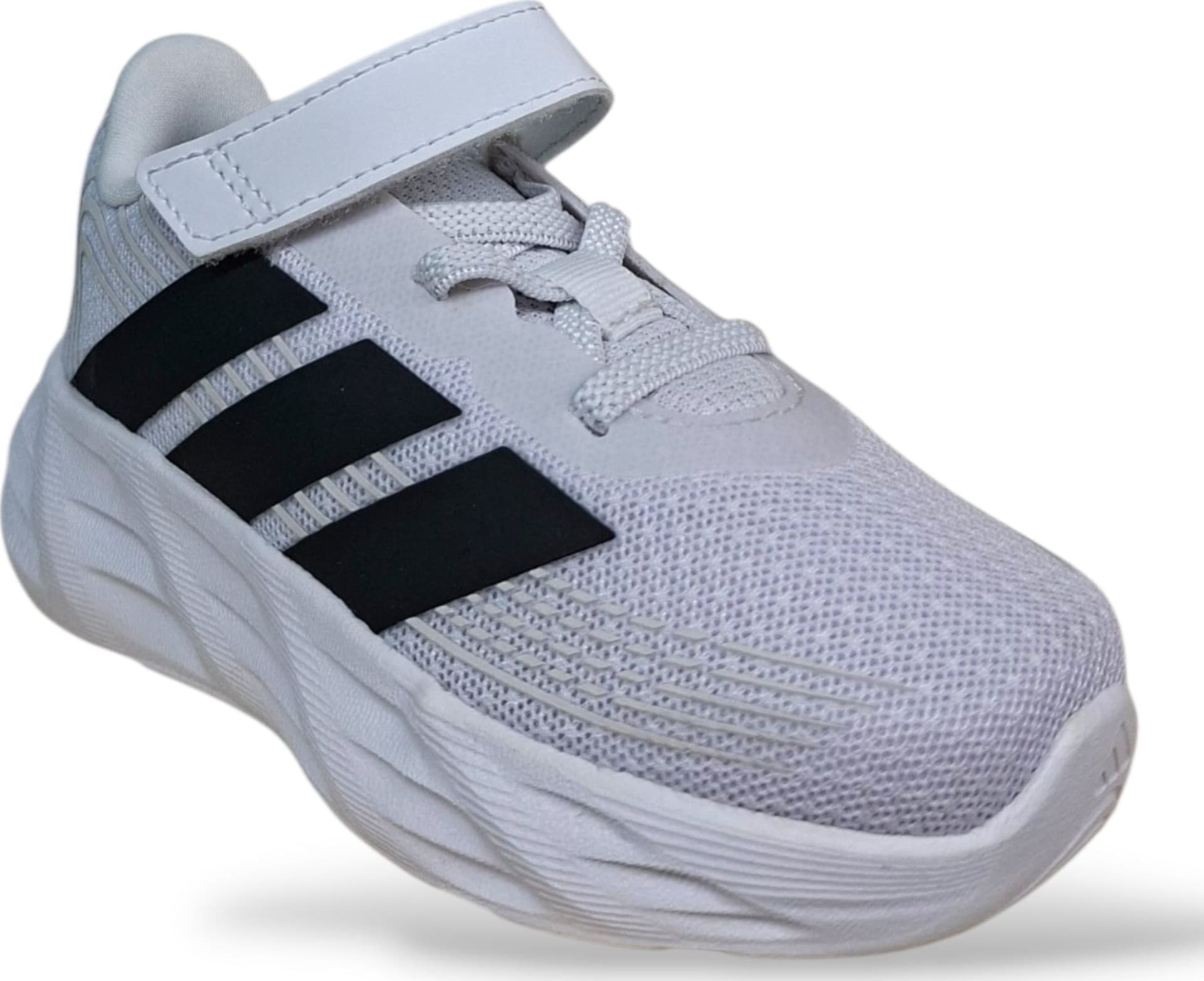 Adidas Galaxy 8 Sneakers Bambini Ragazzi Bianco Nero | Taglia 20-35 | Laccio Elastico e Velcro | Scarpetteria Gica - 2
