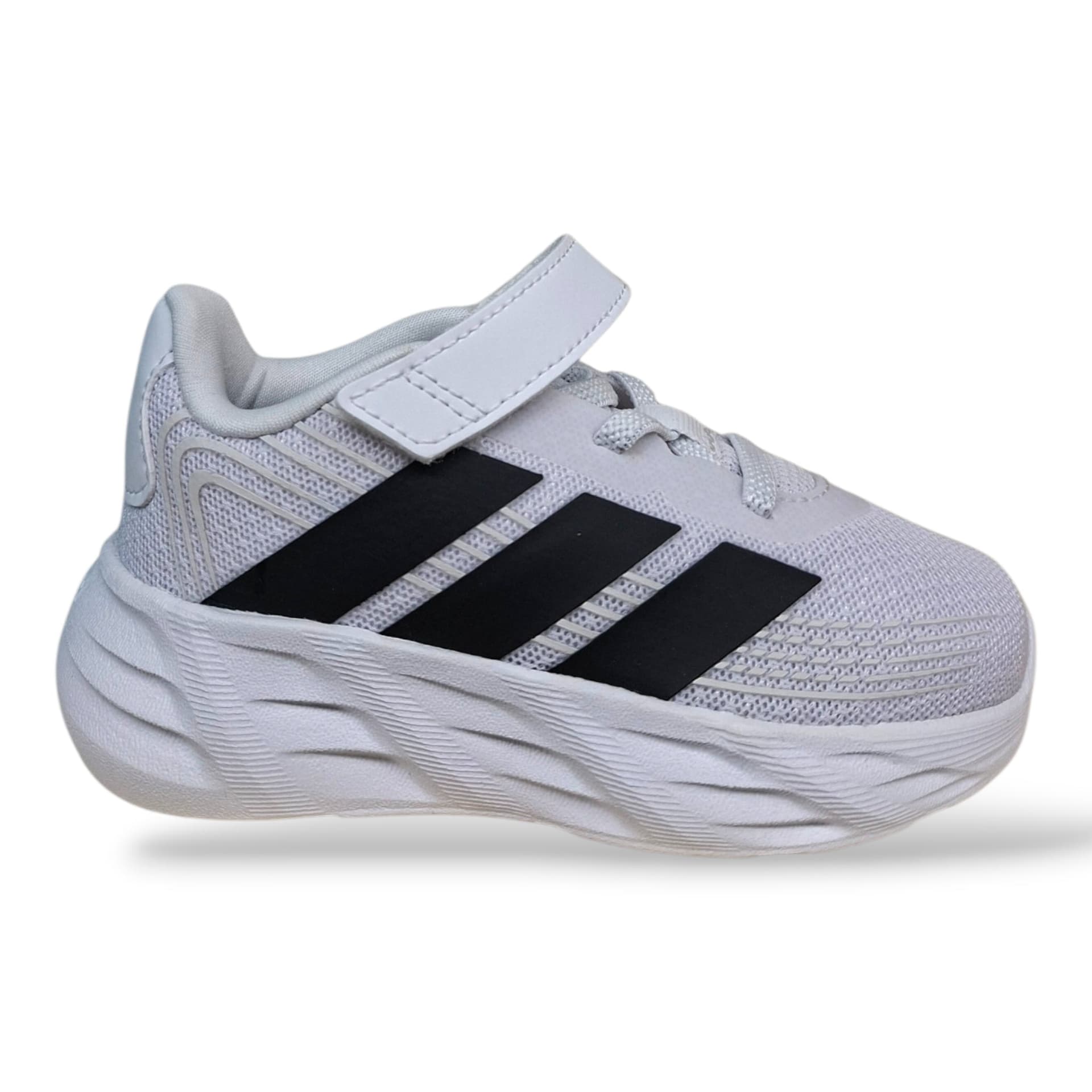 Adidas Galaxy 8 Sneakers Bambini Ragazzi Bianco Nero | Taglia 20-35 | Laccio Elastico e Velcro | Scarpetteria Gica - 11