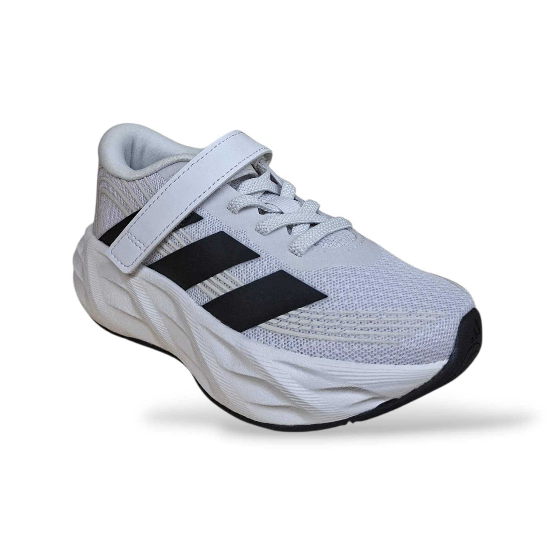 Adidas Galaxy 8 Sneakers Bambini Ragazzi Bianco Nero | Taglia 20-35 | Laccio Elastico e Velcro | Scarpetteria Gica - 7