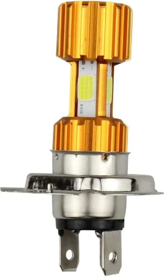 LAMPADA H4  per HONDA HORNET 600 CB 500 Transalp Dominator LED MOTO BIANCO 6000K - 4