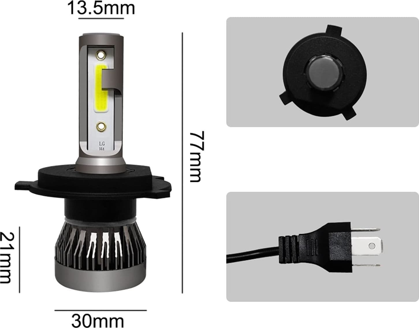 KIT FARO LUCI LED PER HONDA SH300 2011-2014 H4 CANBUS 35W + LUCI POSIZIONE T10 W5W CANBUS - 5