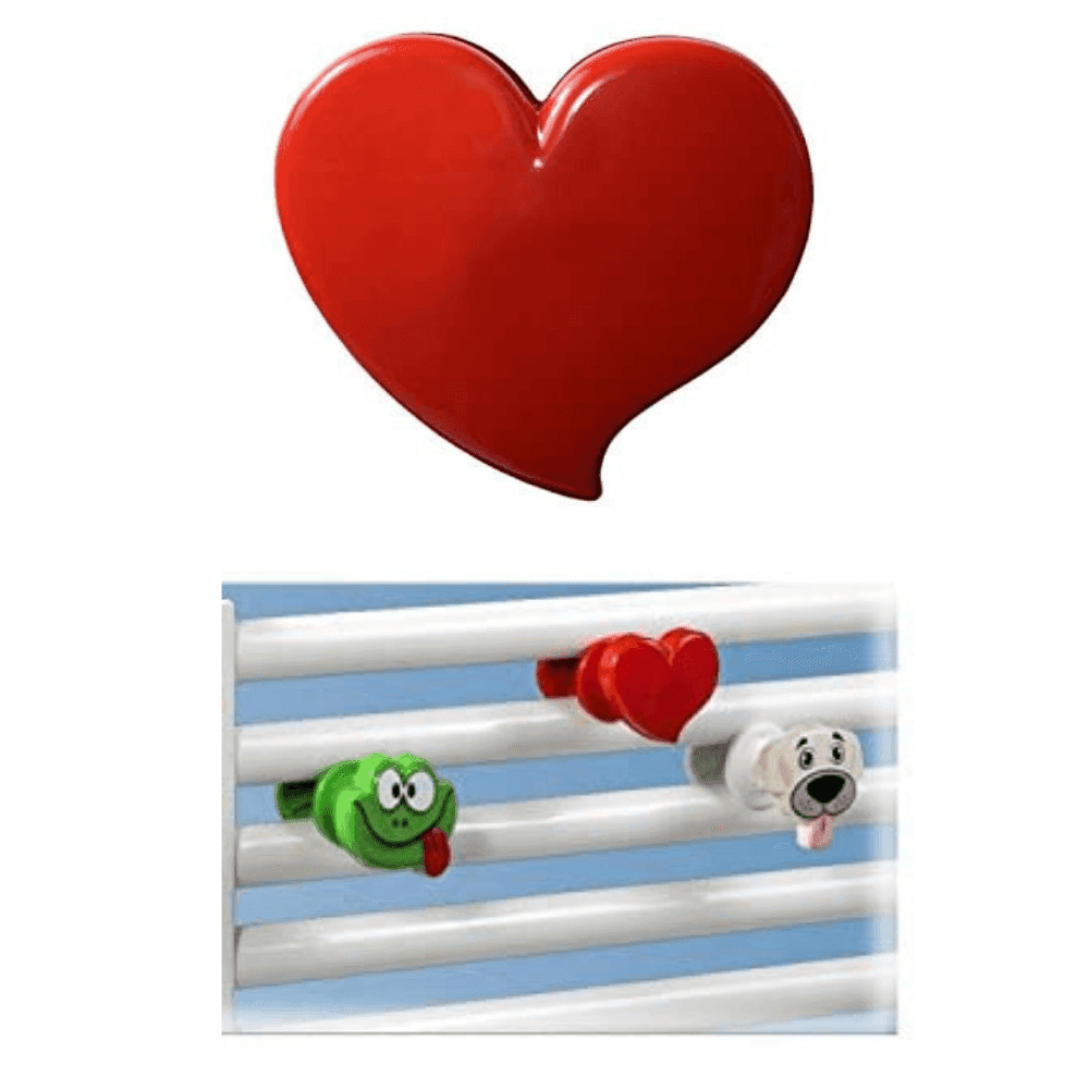 Pika Shop 3 PZ Appendino per Termoarredo Attacco Universale Modello Fantasy Lovly - 2