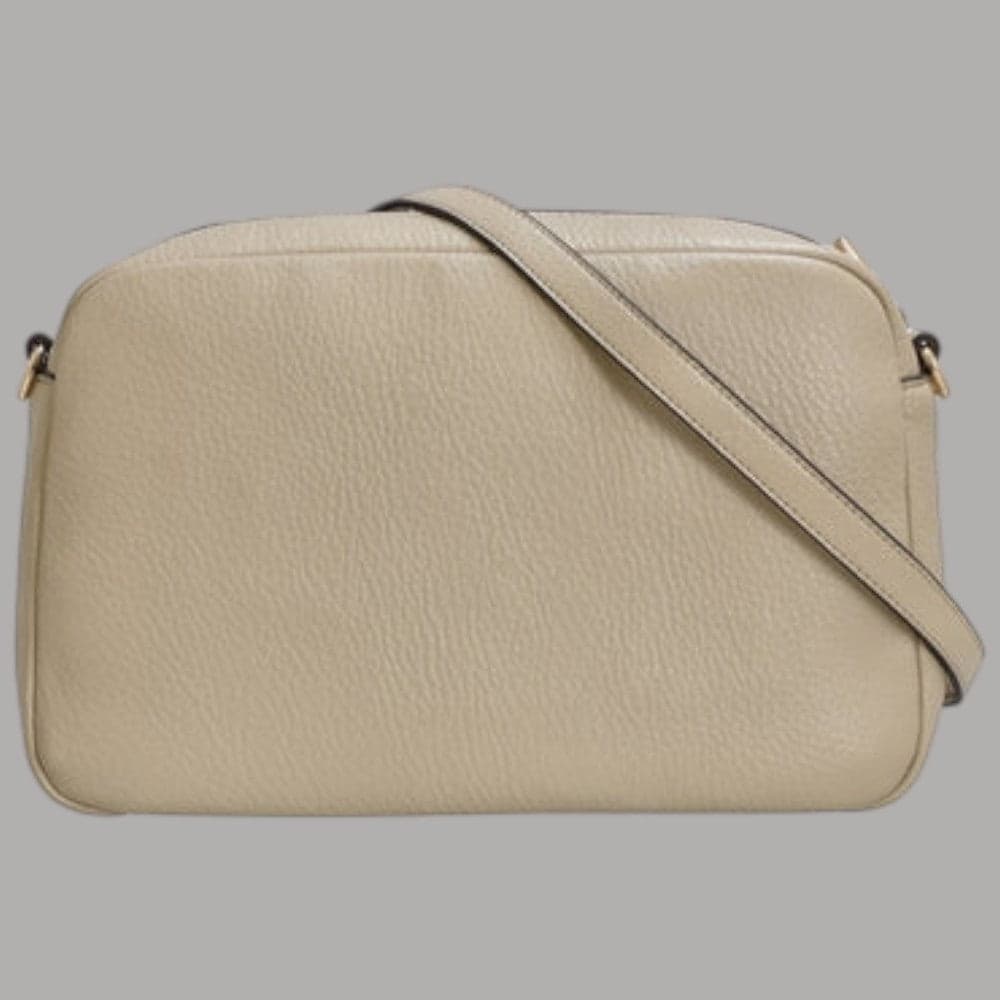 Liu Jo Borsa Tracolla Camera Case Effetto Bottalato con Zip Sabbia - 5