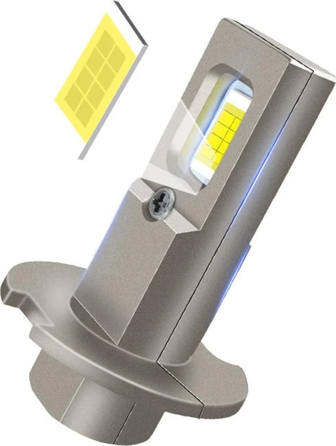 Lampada H3 FULL LED Moto Ultra SLIM 15000 Lumen 40W Canbus Bianco 6500K - 2