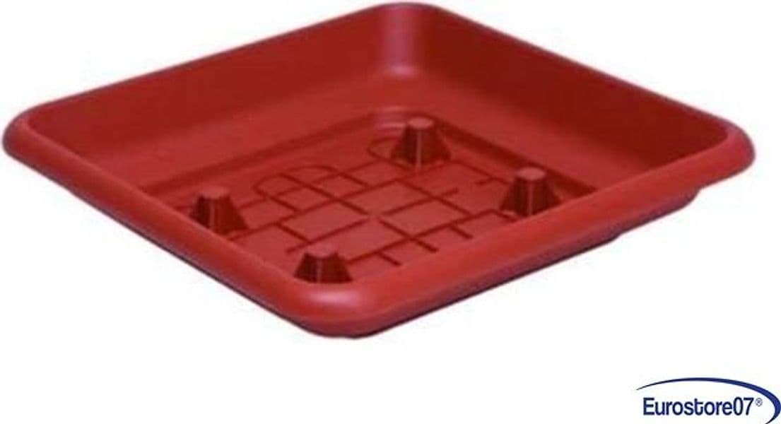 SOTTOVASO QUADRO LAURUS in plastica -  per  VASO DA  45 CM     FER 289764 - 5