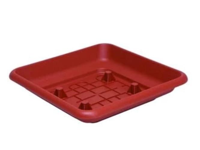 SOTTOVASO QUADRO LAURUS in plastica -  per  VASO DA  45 CM     FER 289764 - 4