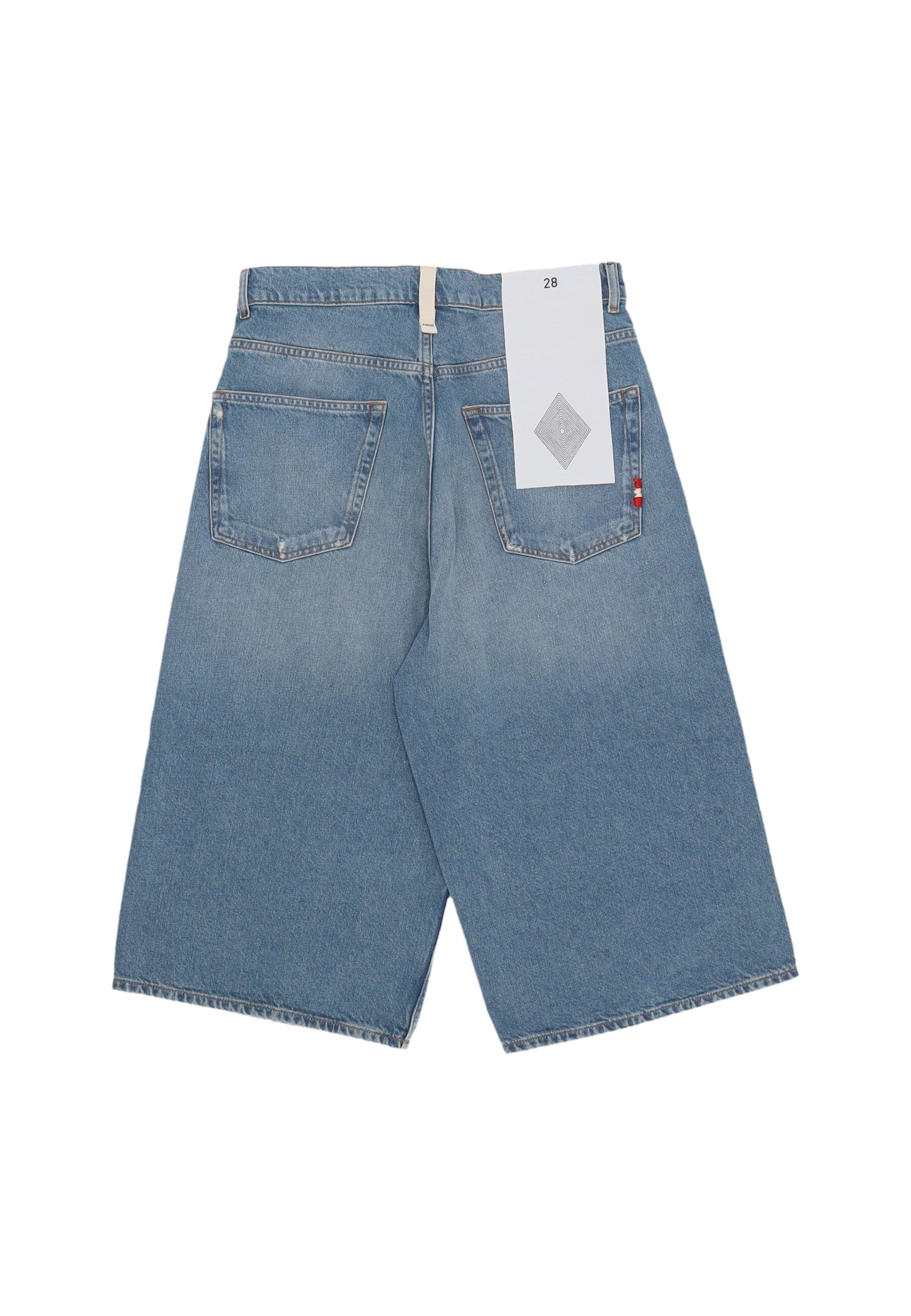 AMISH Jeans Corto Uomo Huge Denver Bermuda Light Denim - 2