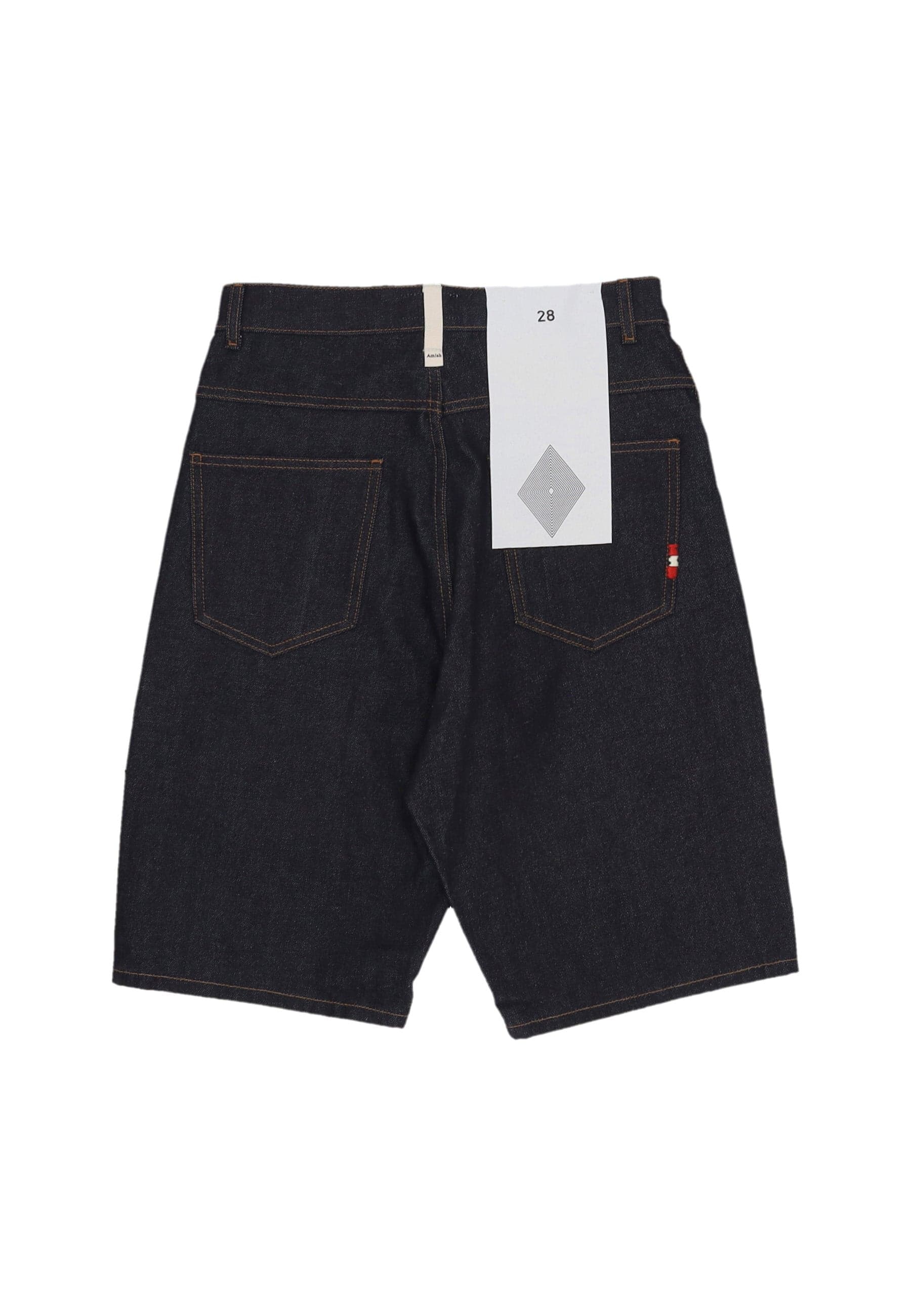 AMISH Jeans Corto Uomo Tommy Raw Bermuda Denim - 2