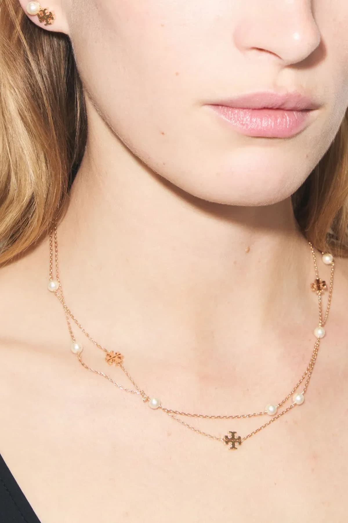 Tory Burch  Bijoux Gold pearl - 2