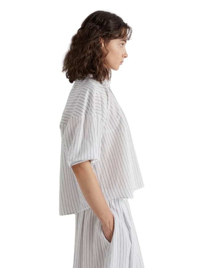 MEIMEIJ CAMICIA Donna  RIGATA OVER - 2
