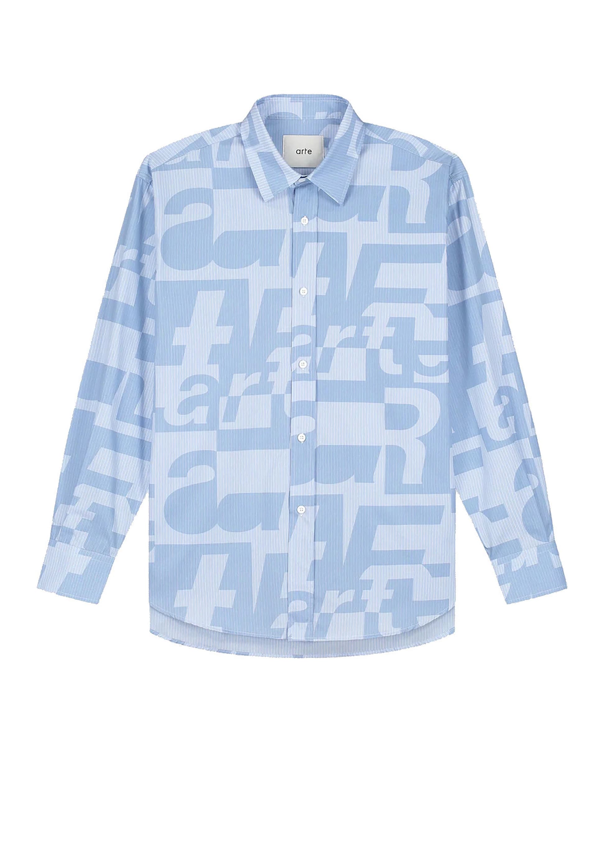 ARTE Camicia Manica Lunga Uomo Allover Shirt Allover Print - 5