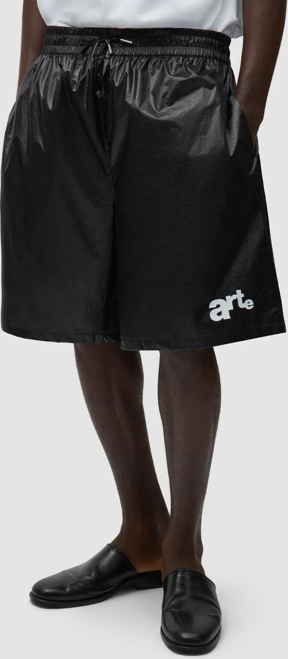 ARTE Pantalone Corto Uomo Big Logo Shorts Black - 3