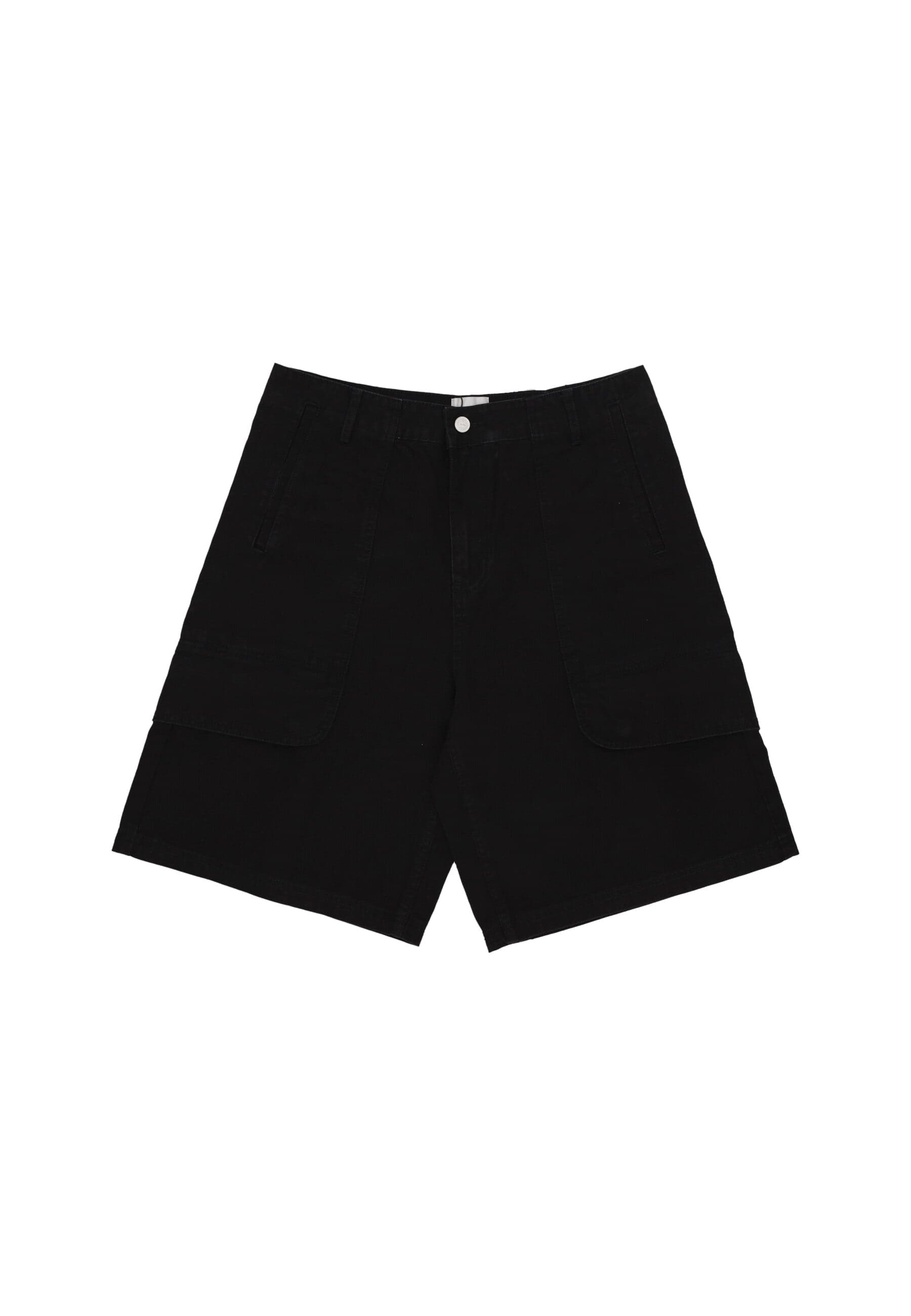 ARTE Pantalone Corto Uomo Canvas Cargo Shorts Black - 4