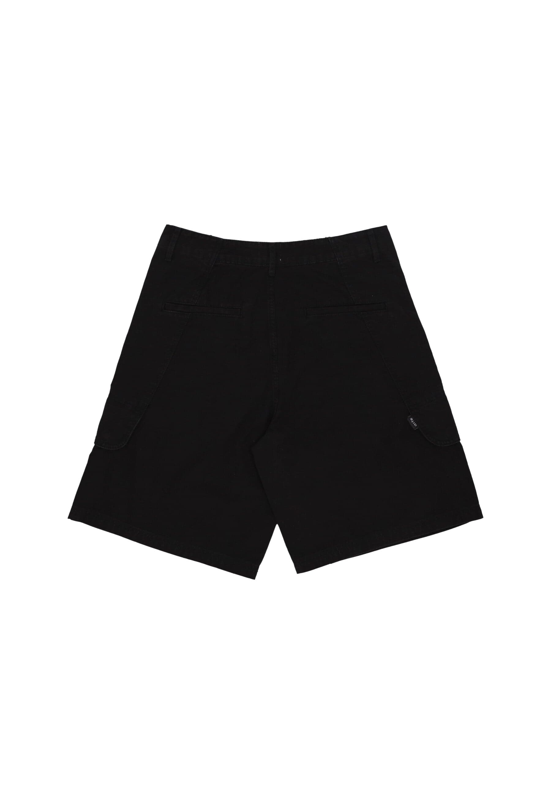 ARTE Pantalone Corto Uomo Canvas Cargo Shorts Black - 2