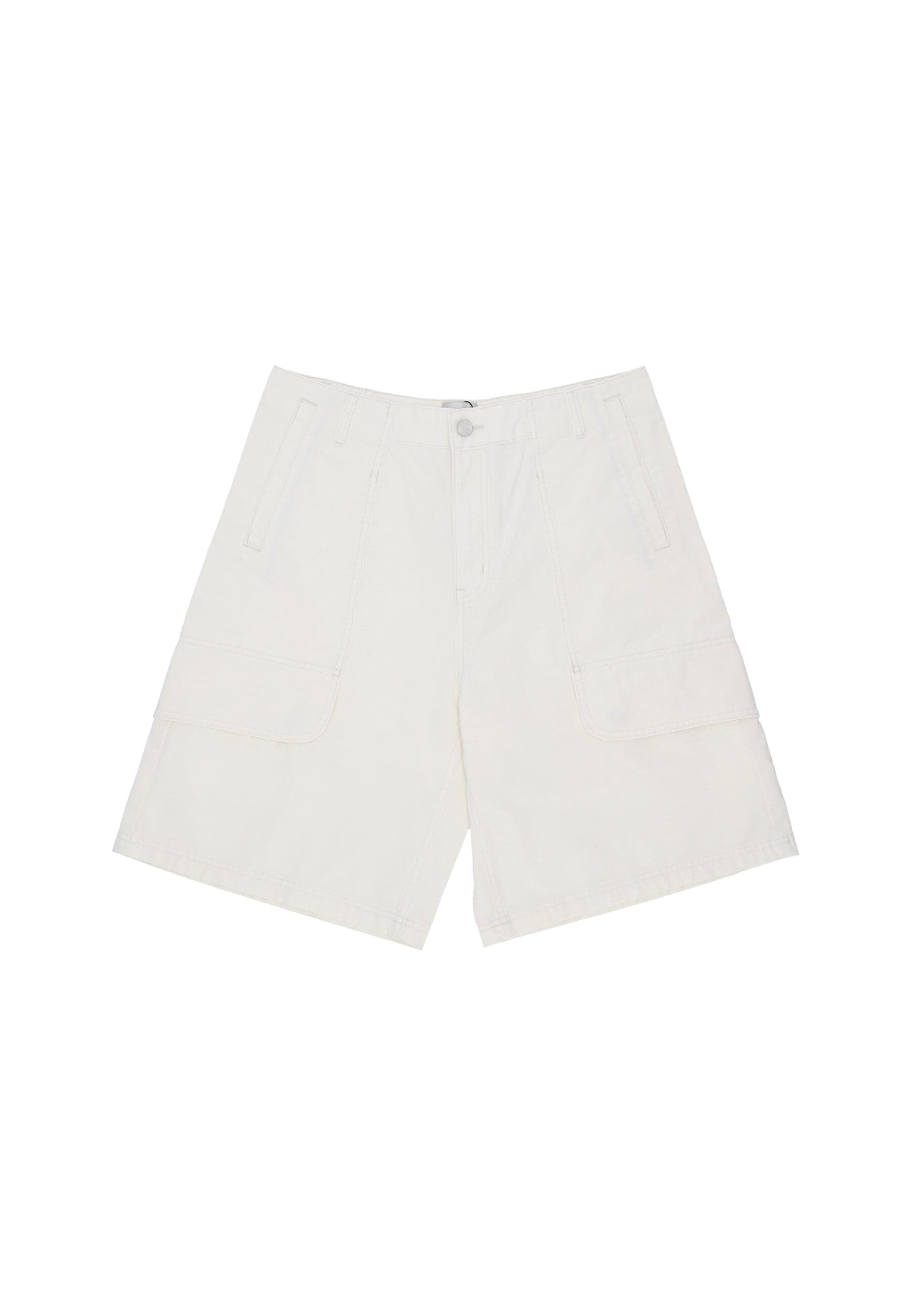 ARTE Pantalone Corto Uomo Canvas Cargo Shorts Cream - 4