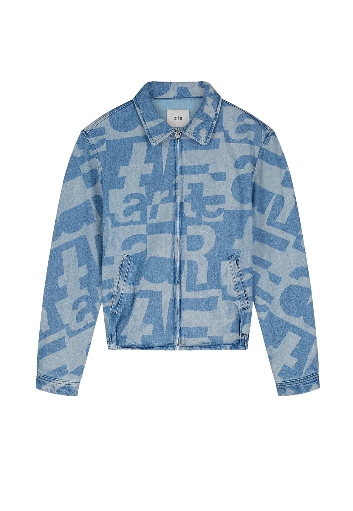 ARTE Giubbotto Jeans Uomo Denim Allover Jacket Raw Denim - 4