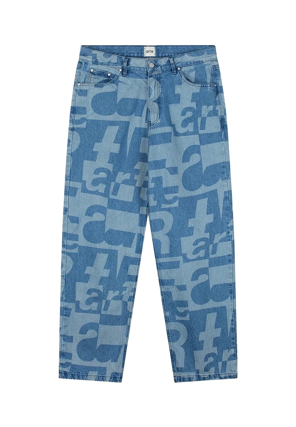 ARTE Jeans Uomo Denim Allover Pants Raw Denim - 5