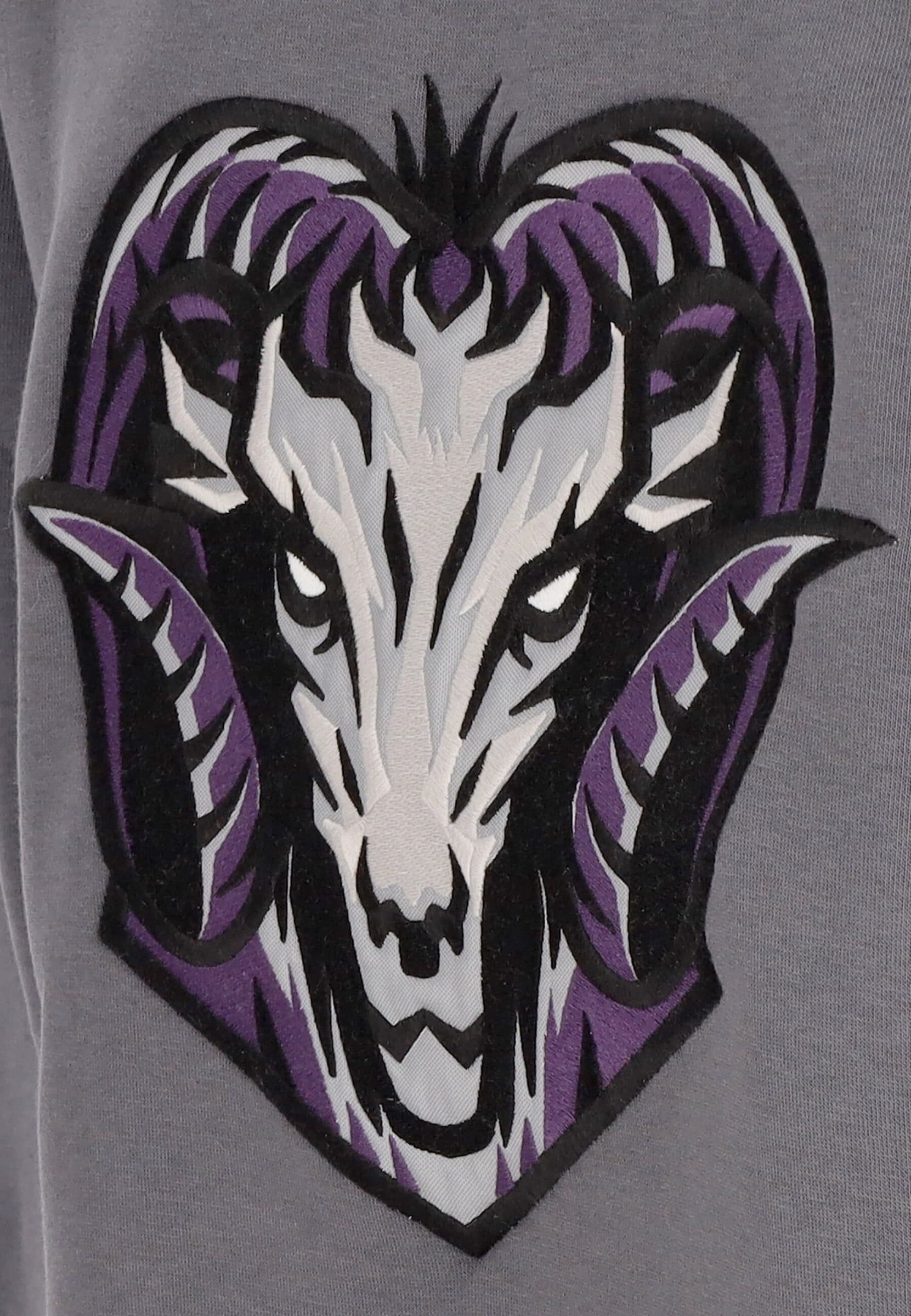 DOLLY NOIRE Felpa Tipo Hockey Uomo Goat Hockey Crewneck Grey - 3