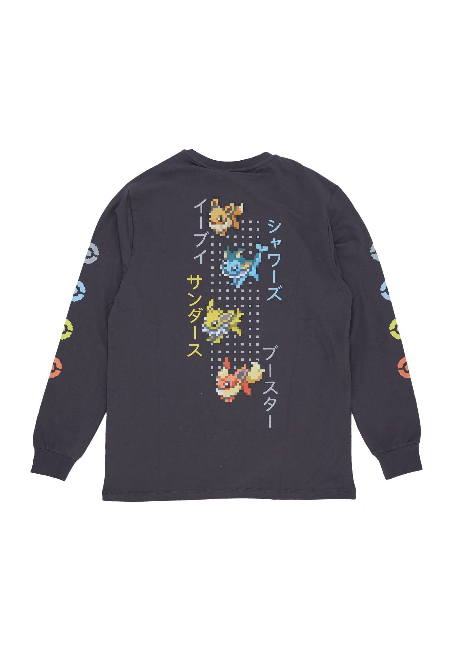 DOLLY NOIRE Maglietta Manica Lunga Uomo Eevee Evolution L/s Tee Antracite - 2