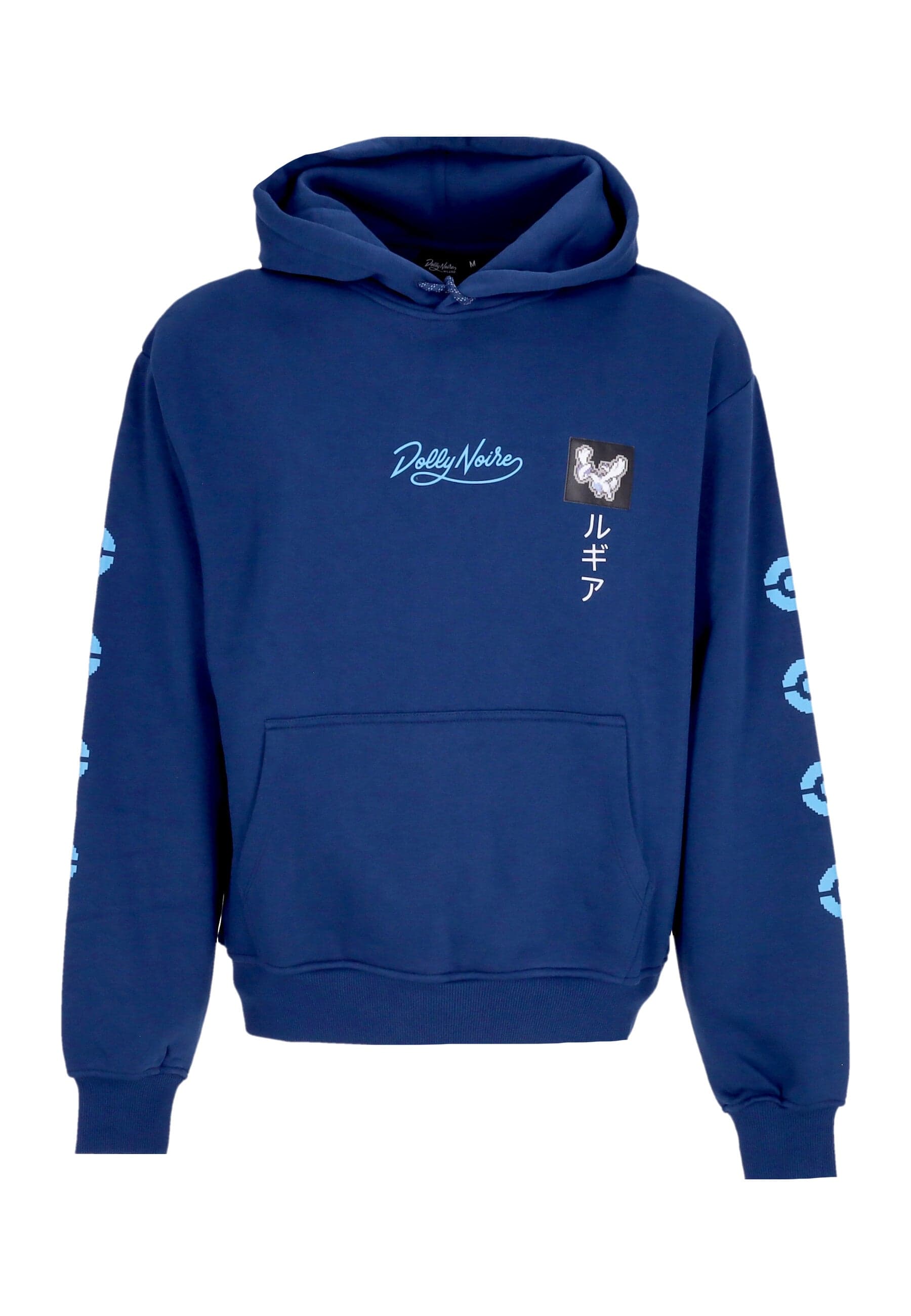 DOLLY NOIRE Felpa Cappuccio Uomo Lugia Hoodie Blue - 4