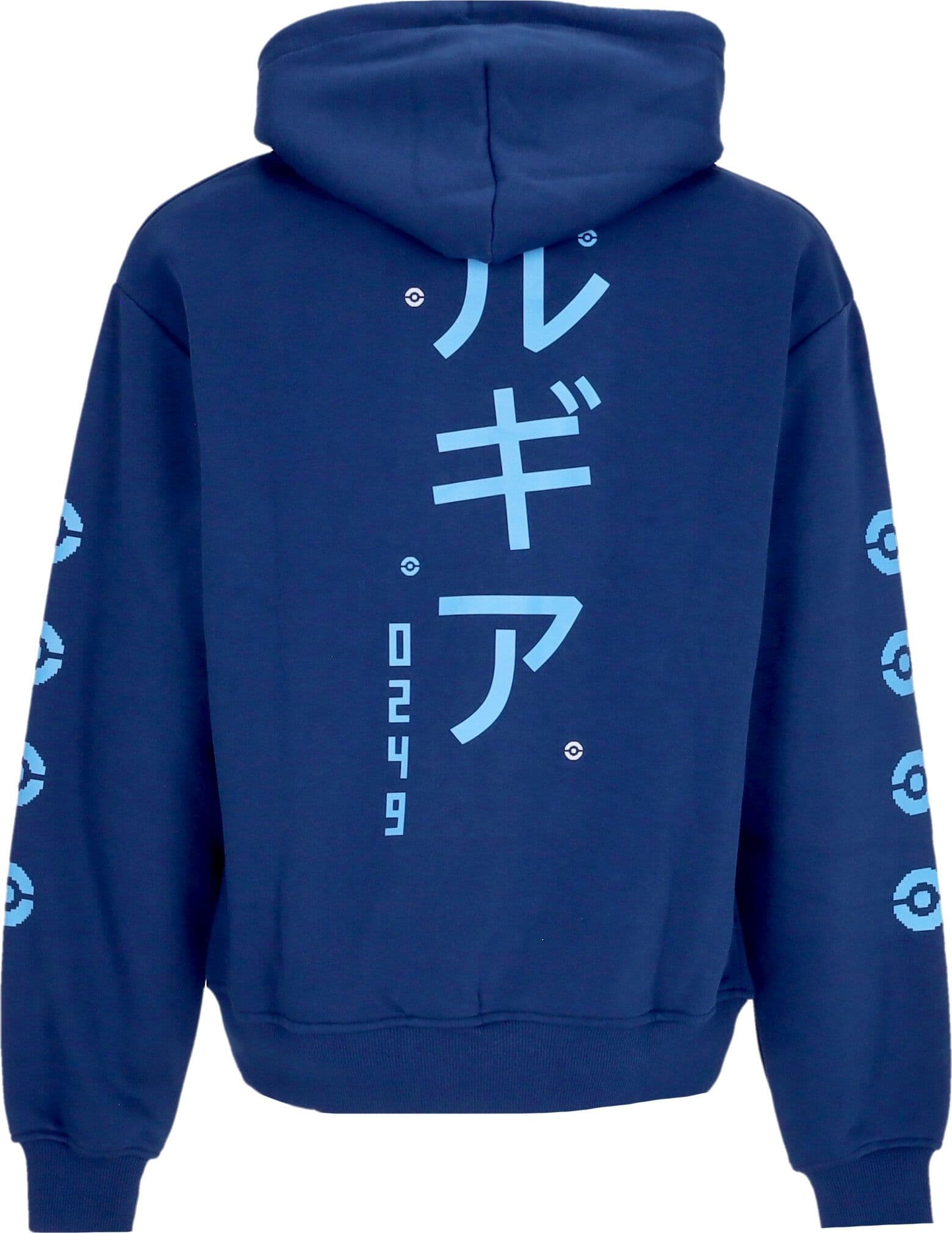 DOLLY NOIRE Felpa Cappuccio Uomo Lugia Hoodie Blue - 2