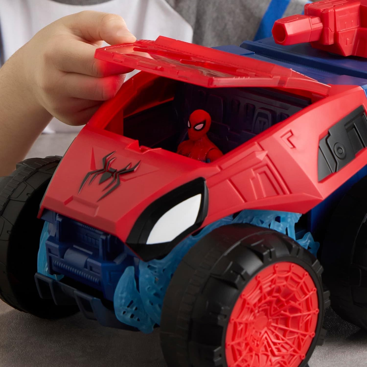 Hasbro - Marvel Spider-Man Carro Armato mordace 2 in 1 - 4